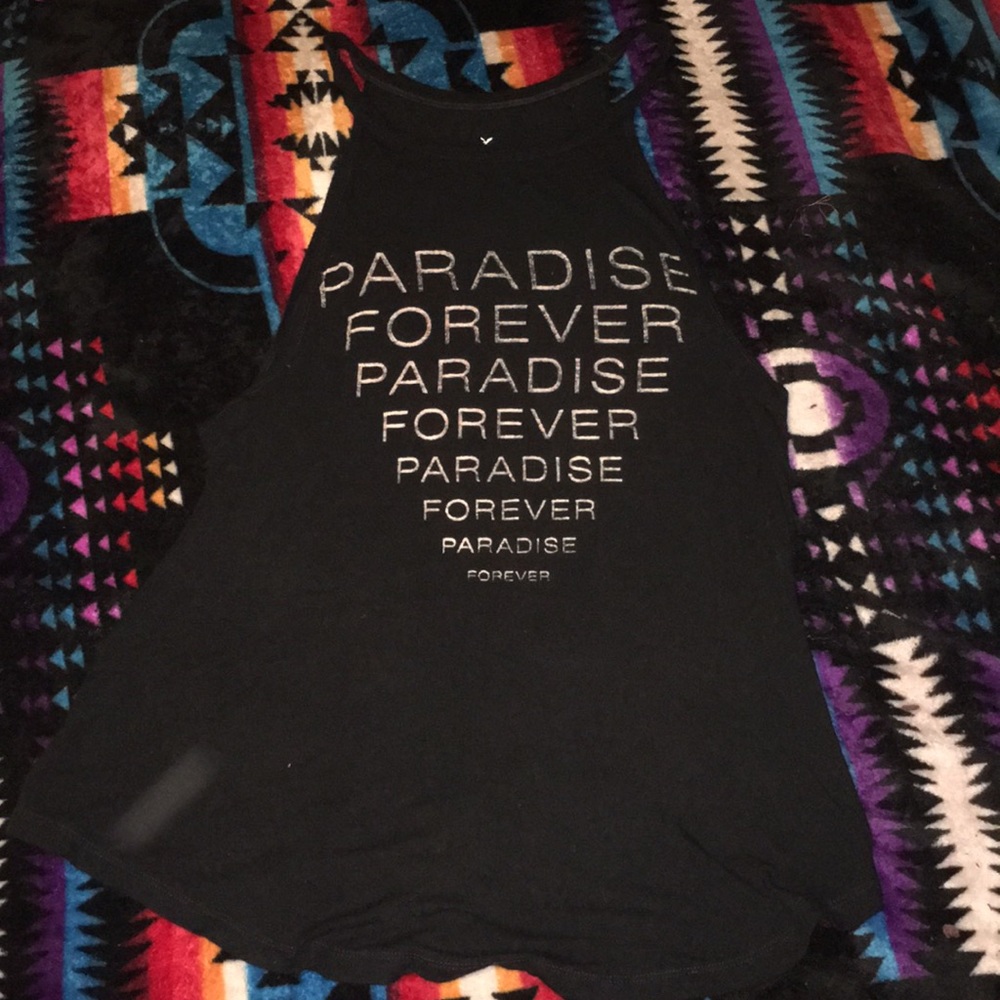Paradise forever muscle tunic